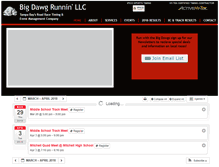 Tablet Screenshot of bigdawgrunnin.com